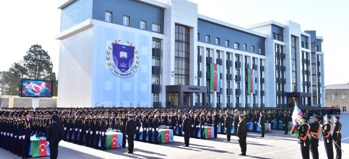 Polis Akademiyasında yeni tədris ilinin başlanması və andiçmə mərasimi keçirilib.